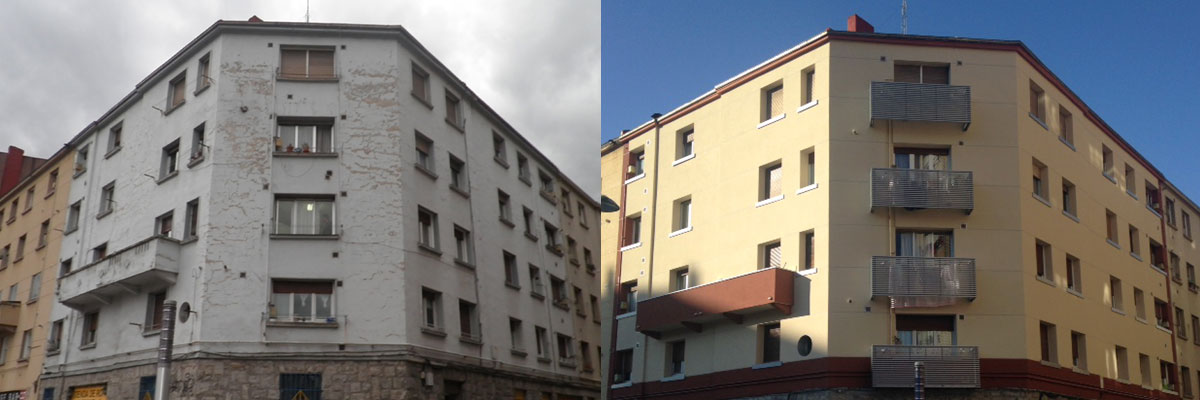 Rehabilitación de fachadas en Vitoria Gasteiz